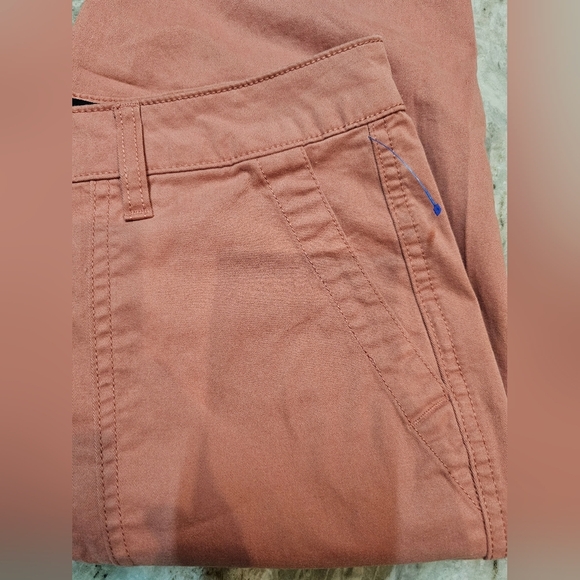 DKNY Jeans Women’s Slim Stretch Pants Rust Red Size 29 - Picture 2 of 11